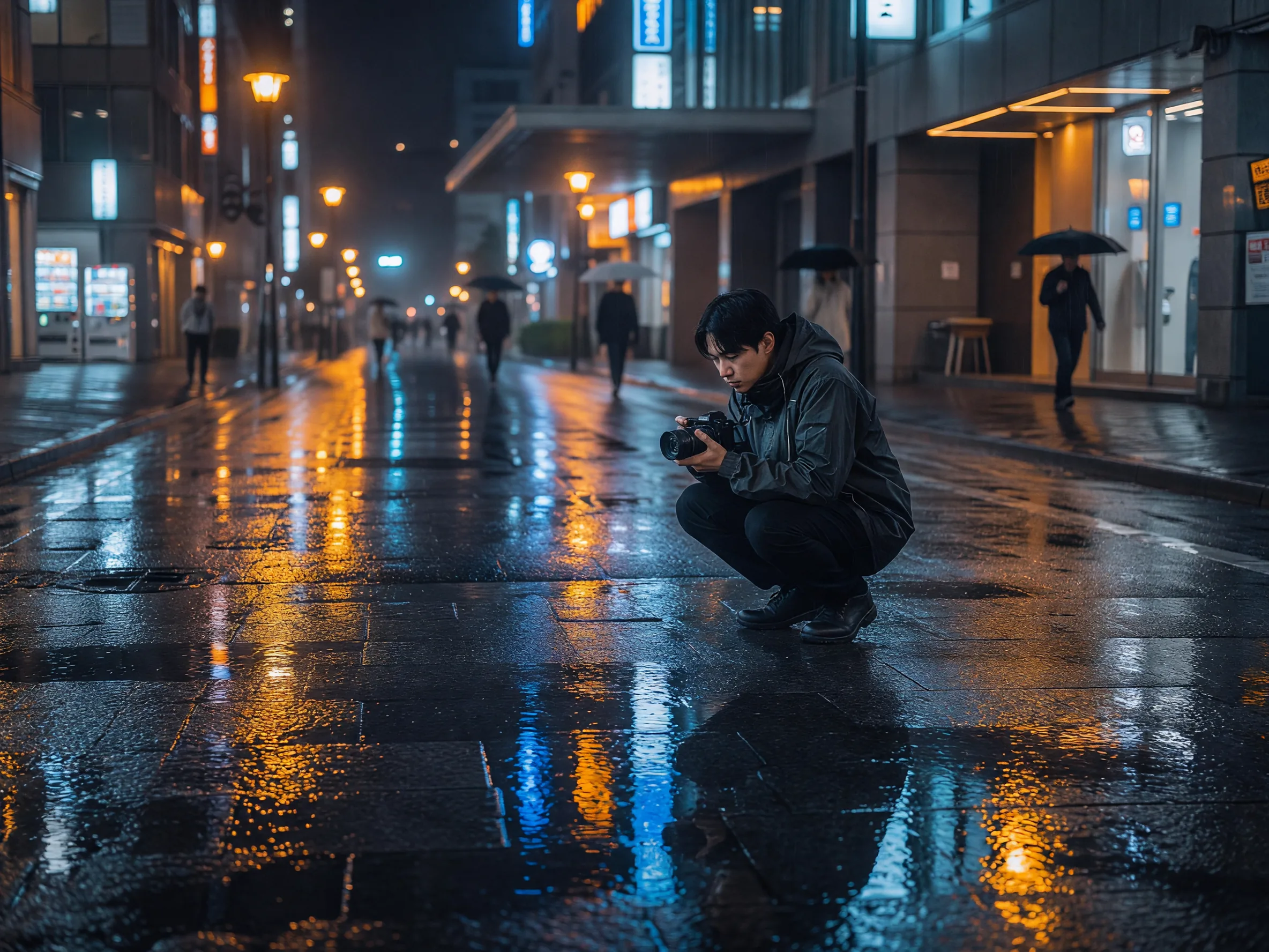 東京の夜の街並みからインスピレーションを得る